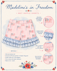 Madeline's Freedom Ruffle Shorts